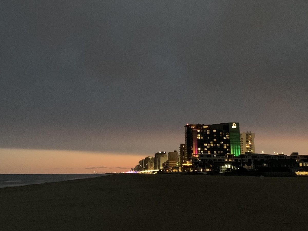 The sun sets while the city lights illuminate in Virginia Beach, and so begins the Oceanfront curfew for minors